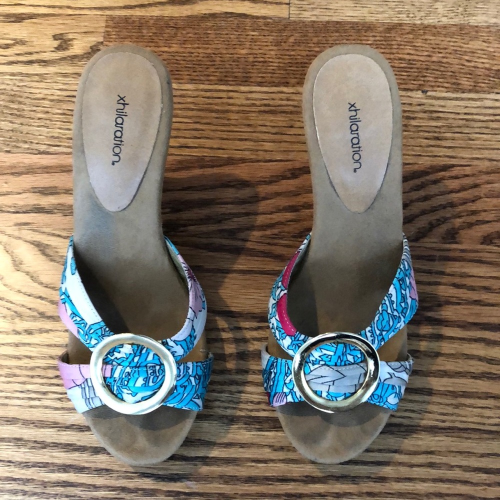 Xhilaration heeled sandals